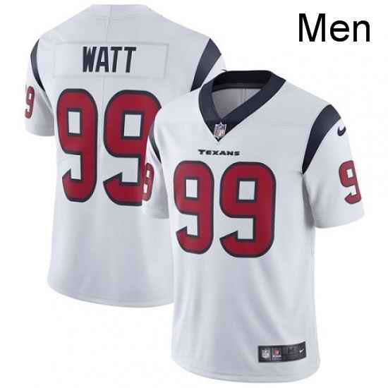 Men Nike Houston Texans 99 JJ Watt Limited White Vapor Untouchable NFL Jersey